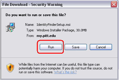 File Download Security Warning