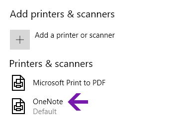 Print to OneNote