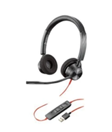 Platronics Blackwire Dual Ear Wired Headset image