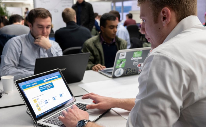 pitt individuals working on computers