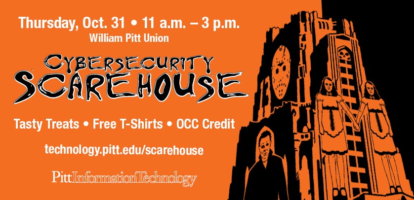 Cybersecurity Scarehouse: Thursday, October 31, 11 am - 3 pm, WPU