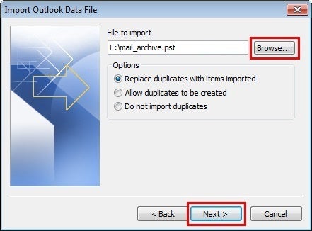 File to Import