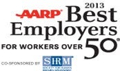 AARP logo - best employers over 50