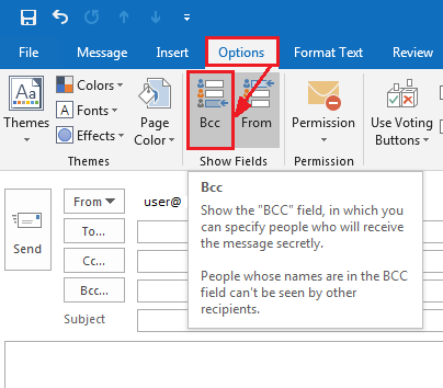 Using The Blind Carbon Copy Bcc Feature In Email Information