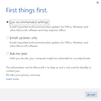 how to link data within a form to ms office 2013 software