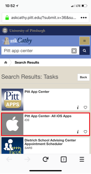 Pitt App Center - All Microsoft iOS Apps image