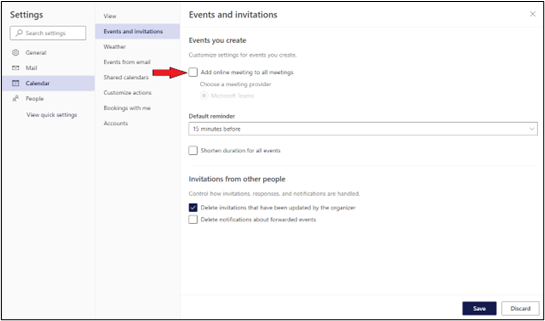 outlook remove teams add in