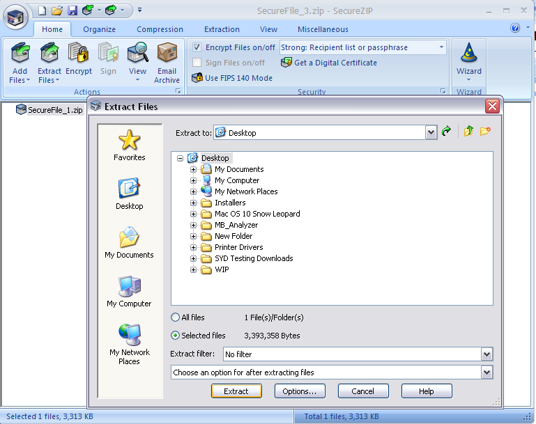 Secure Zip Install screenshot 15