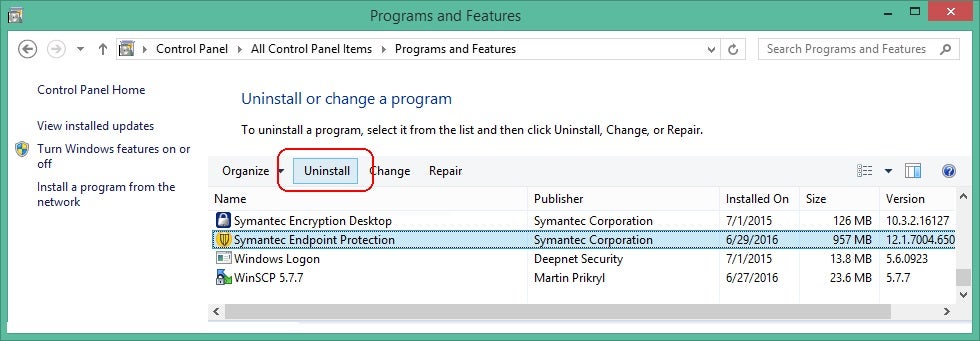 Antivirus Symantec Endpoint And Anti Malware Malwarebytes