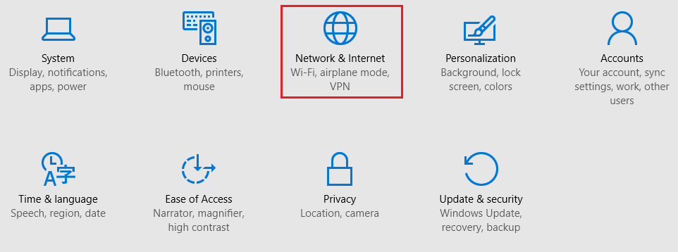 Windows 10 Network and Internet Settings Windows 10 Network and Internet Settings