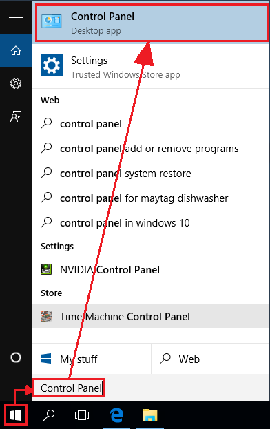 no display in windows 10 control panel