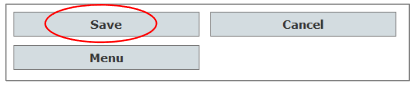 Highlighted Save Button