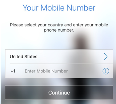 Enter your mobile number