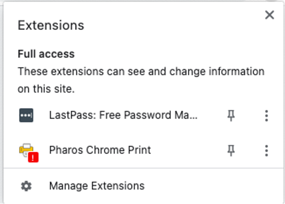 Step 5 Click Extensions icon